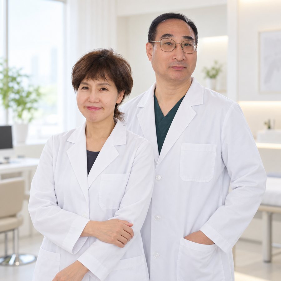 수의원을 운영하는 성형외과 전문의 부부 원장